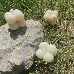 10 Small bubble candles (bulk orders) 💕
